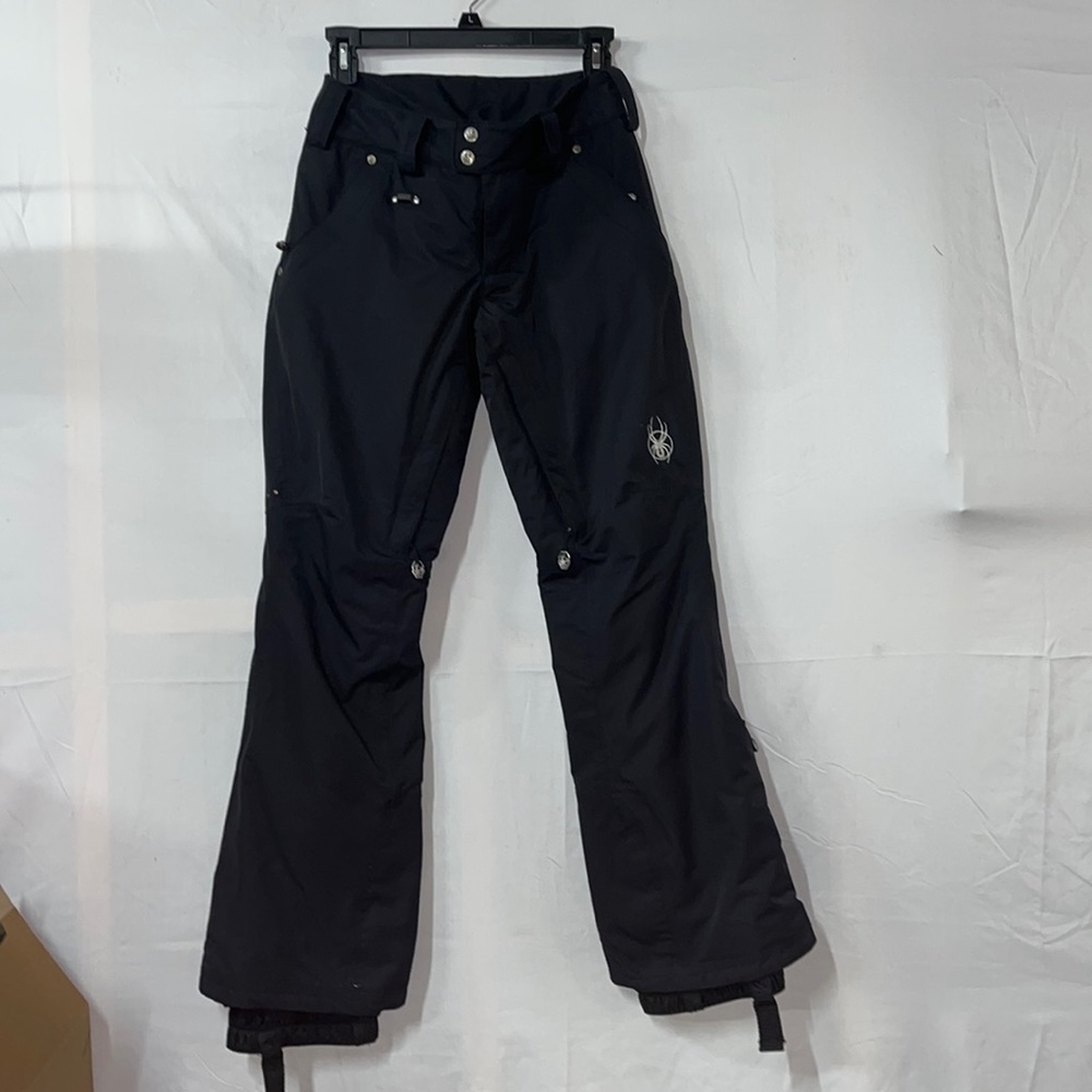 EUC Spyder womens ski pants. Black.